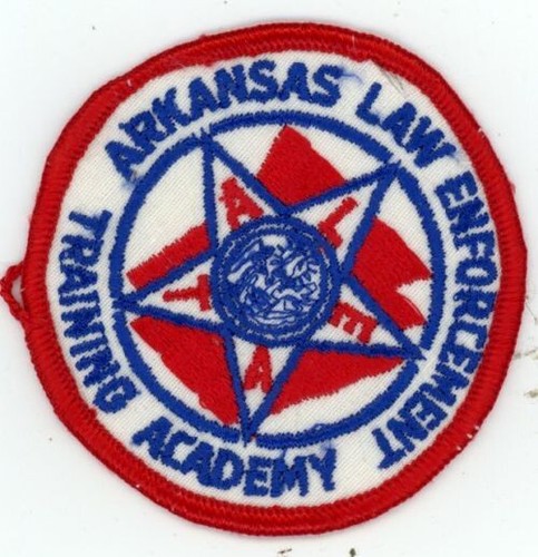 ARKANSAS AR LAW ENFORCEMENT TRAINING ACADEMY NICE 3" PATCH SHERIFF