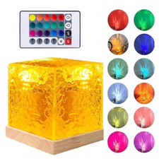 Ice Cube Galaxy Projector Light cean Wave Sensory Light Lighting Lamps 16 Colors