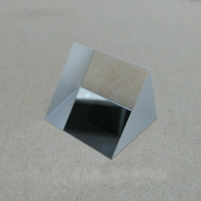 1PC 40x40mm K9 Equilateral Triple Triangular Prism for Spectrometer Research