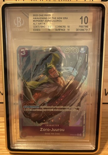 Zoro-Juurou (Alternate Art) graded BGS 10 for sale on eBay