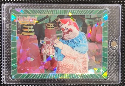 Cardsmiths Killer Klowns #52 SNACK TIME! Emerald Gemstone Refractor 59/99