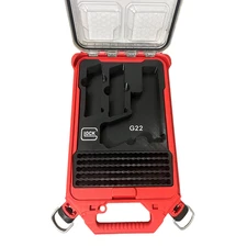 Glock 22 Insert for Milwaukee Packout – Holds 2 Mags + 90 Rounds