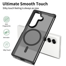 For Samsung Galaxy Z Fold 7/6 Mag Safe Case Translucent Matte Shockproof Cover