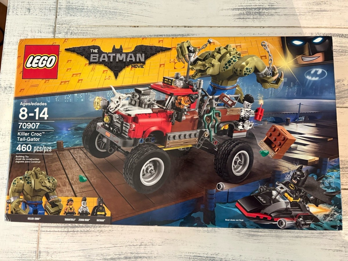 LEGO 70907 Batman Movie Killer Croc Tail-Gator New In Sealed Box