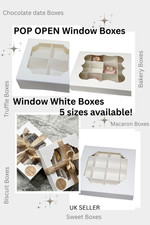 Empty Pick and Mix Sweet Boxes with Inserts⭐️5 SIZES⭐️POP OPEN GOOD QUALITY