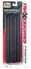 Auto World 9" Traxessories Straight Track - 2 Pack
