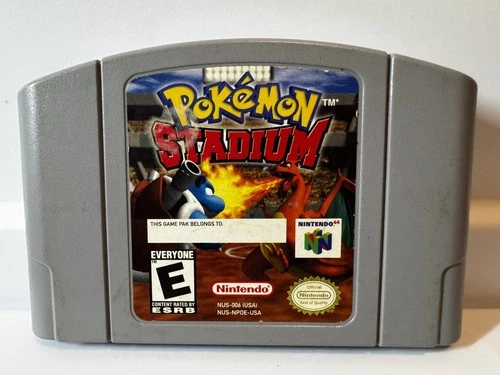 Pokémon Stadium (N64, Authentic, Tested) — Clean Label — Fast Ship Nintendo 64