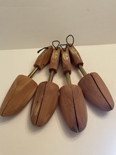 2 PAIRS Nordstrom Women's Cedar Wood Split Toe Shoe Trees Made in USA - MEDIUM
