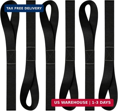 Soft Loop Tie Down Straps, Polyester, 6 Pack Loops for Securing ATV | eBay