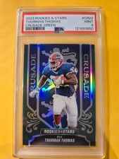 2023 Panini Rookies & Stars - Crusade Silver Thurman Thomas #CR-22 Green /5