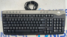 DELL USB Wired Multimedia Hotkey Keyboard 2x USB 1.1 Ports SK-8125 NO LEGS