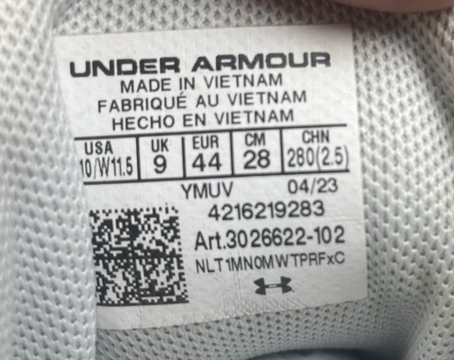 Under Armour Curry 3Z7 Basketball Shoes Gray White 3026622-102 Men’s Size 10 - Bild 11 von 12