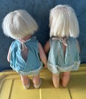 Tiny Chatty Baby Doll Vintage Pull String Lot~Blonde Rooted Hair 15" One Talks  — photo 4