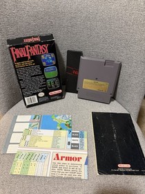 Final Fantasy (Nintendo NES) CIB Complete with Manual, Map, Chart - Authentic