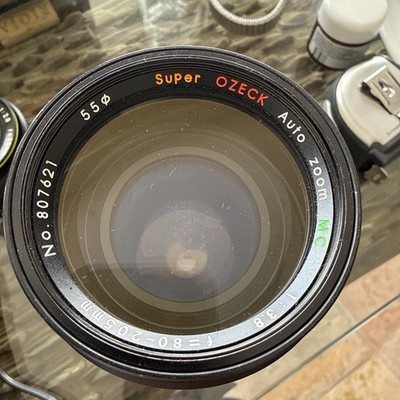 Ozeck Super Auto Zoom MC 80-205mm f/3,8 Canon EF 55mm AF/MF Objektiv