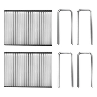 Bonsicoky 40 Pcs Window Blind Louvers Staples - 40 Pcs, Silver