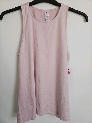 Yogalicious Pink Tie Back Yoga Gym Fitness Top Gr. S Relaxed Fit