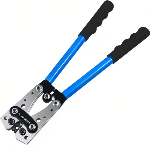 Battery Cable Lug Wire Crimper Tool for AWG 10,8,6,4,2,1/0 Gauge Copper Wire Lug - Picture 1 of 12