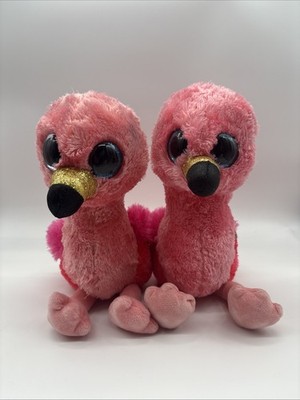 Kuscheltier Flamingo Ty Beanie Boo Gilda 35cm pink Plüschtier Stofftier