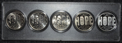 2024 P D S S S Complete 5-Coin Dr. Pauli Murray American Women Quarter Set