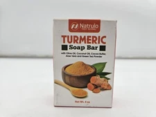 Turmeric Soap Bar for Face & Body - All Natural Turmeric Skin Soap  4 oz