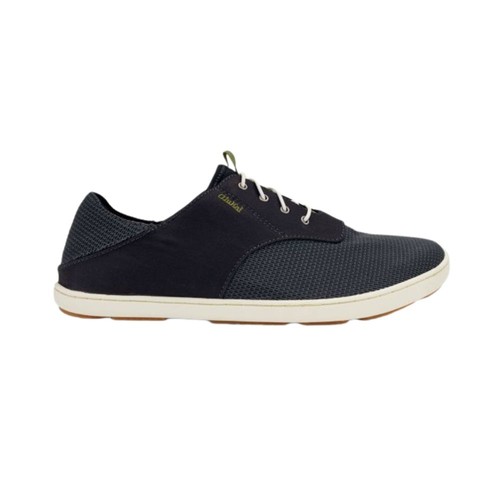 Olukai Mens Nohea Moku Boat Shoes - Black - New - Choose Size!