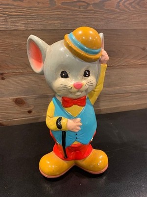 Showa Retro Mitsubishi Color TV Takao Novelty Doll (Ceramic)