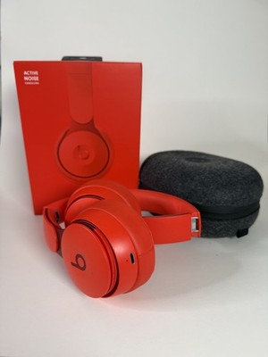 Beats - Solo Pro Wireless Noise Cancelling On-Ear Headphones - Red