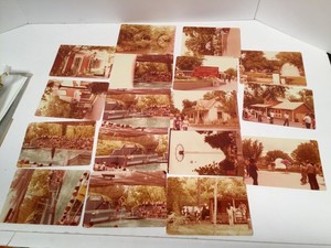 LOT VTG Antique SIX FLAGS OVER TEXAS Snap Shot Photos Dolphin Show Flaming Hoop