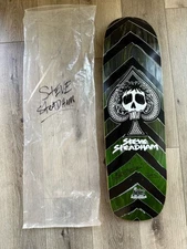 Vintage steve steadham Skateboard Sidewalk Surfboard signed NOS powell santa