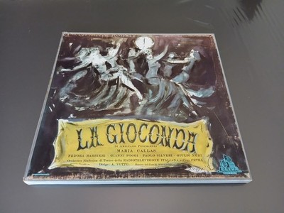 3 LP Box Ponchielli La Gioconda Votto Callas Barbieri Poggi Neri Cetra Italy