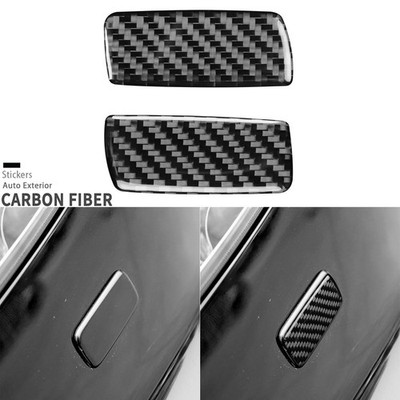 Real Carbon Fiber Front Headlight Cleaning Trim For Infiniti FX35 FX45 S50 03-08