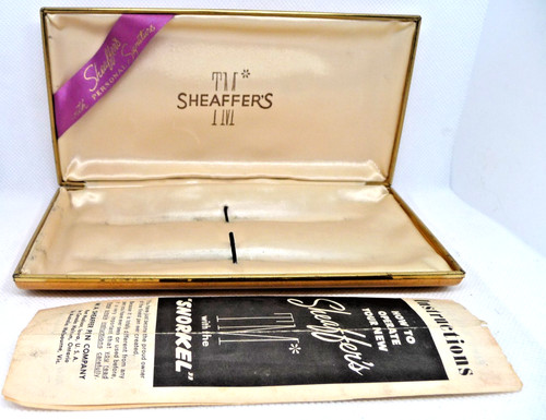 Sheaffer Vintage TM Set Box--Marked Personal Signature