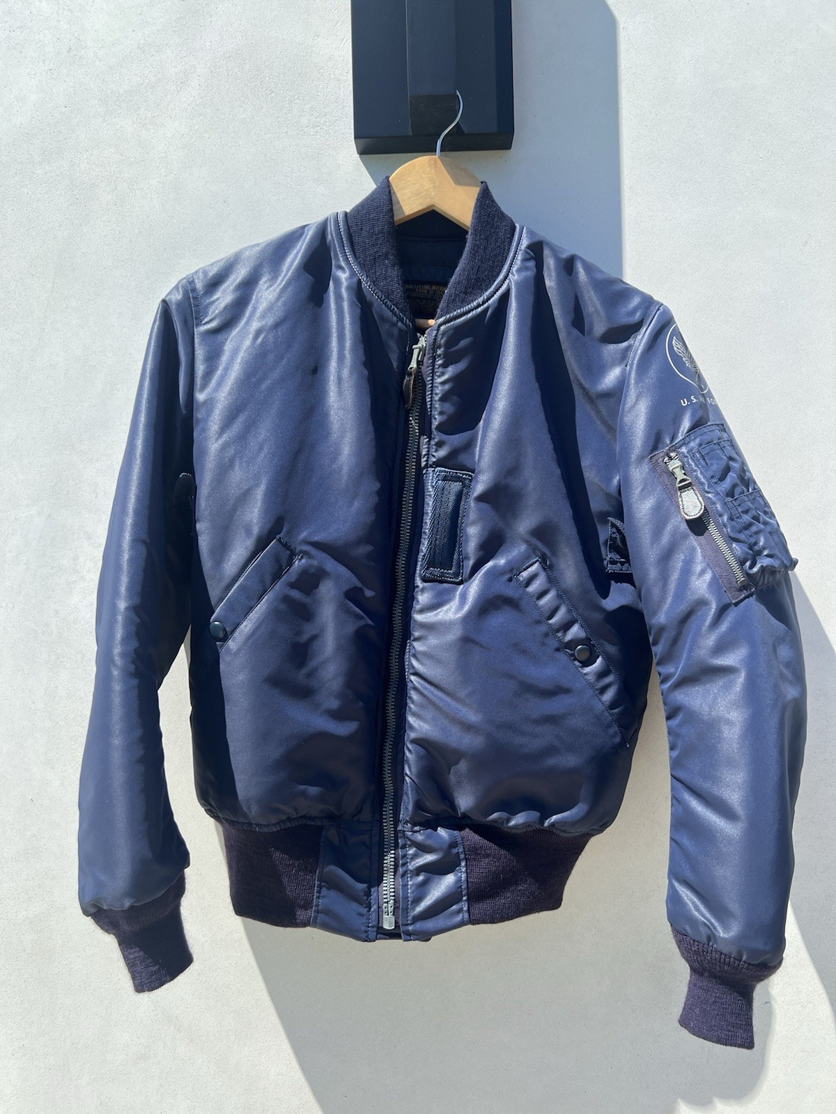 Toys McCoy B-15C Mod TMJ1548 Flight Jacket Navy Size 34
