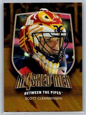 2011-12 ITG Between The Pipes #MM-12 Scott Clemmensen Masked Men IV Gold