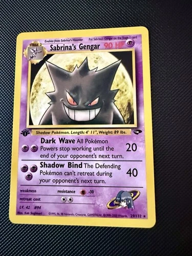 Sabrina's Gengar 29/132 Gym Challenge First Edition - GEM MINT COND - Pokemon