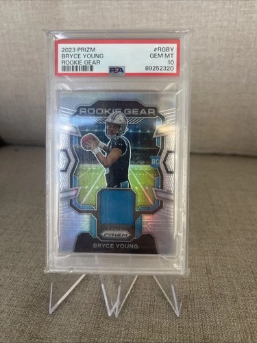 2023 Panini Prizm - Rookie Gear Bryce Young #RG-BY (MEM, RC) PSA 10 Gem mint