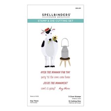 Spellbinders Clear Stamp  Die Set On the Farm Collection-Hay There