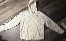 The North Face Mens White Hooded Full Zip Win...