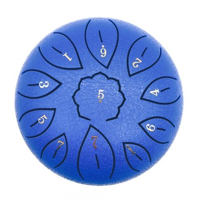6in Metal Tongue Drum Mini 11-Tone Handpan Drum With Drumsticks Percussion NNJT