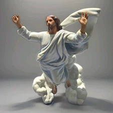 1988 Franklin Mint Jesus The Transfiguration Hand Painted Porcelain Figurine