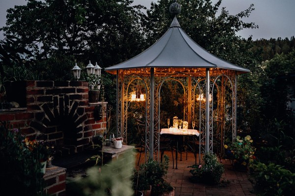 Lichtnetz Led Lichterkette Deko Pavillion 200 Led´S Outdoor Ip 44 Garten Party-image