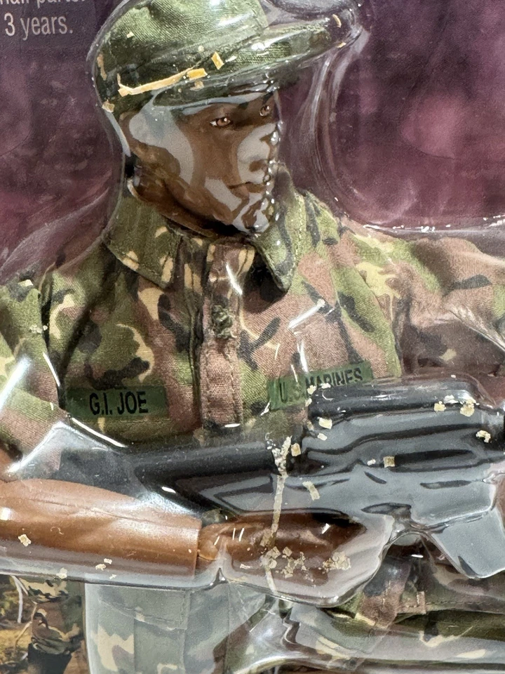 GI JOE U.S.M.C. Figura de acción Boot Camp Soldier afroamericano 12" Kenner 1998 Foto 2 de 4
