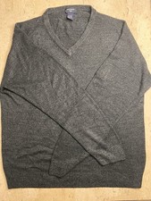 Dockers Acrylic Men  s Sweater Dark Gray/Black Size XL