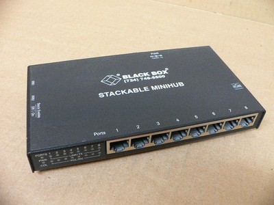 Black Box 1/Pkg Le2801a-Fo Stackable Minihub 12Vdc 1A