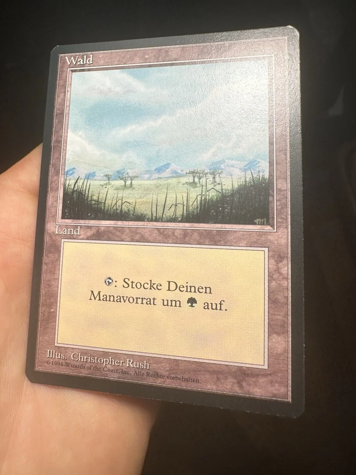 German FBB • Misprint Wald "Forest Plains" • NM / Unplayed • Mtg (862) - Image 2 of 4