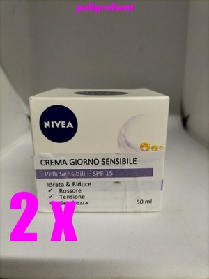 2 x NIVEA TAGESCREME x empfindliche Haut LSF15 ml50