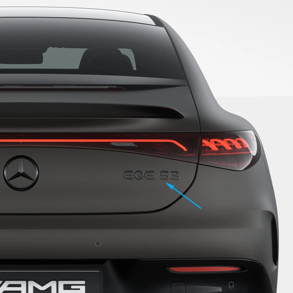 EQE 53 AMG Schriftzug Night Paket schwarz EQE V295 Original Mercedes-AMG - Bild 1 von 1