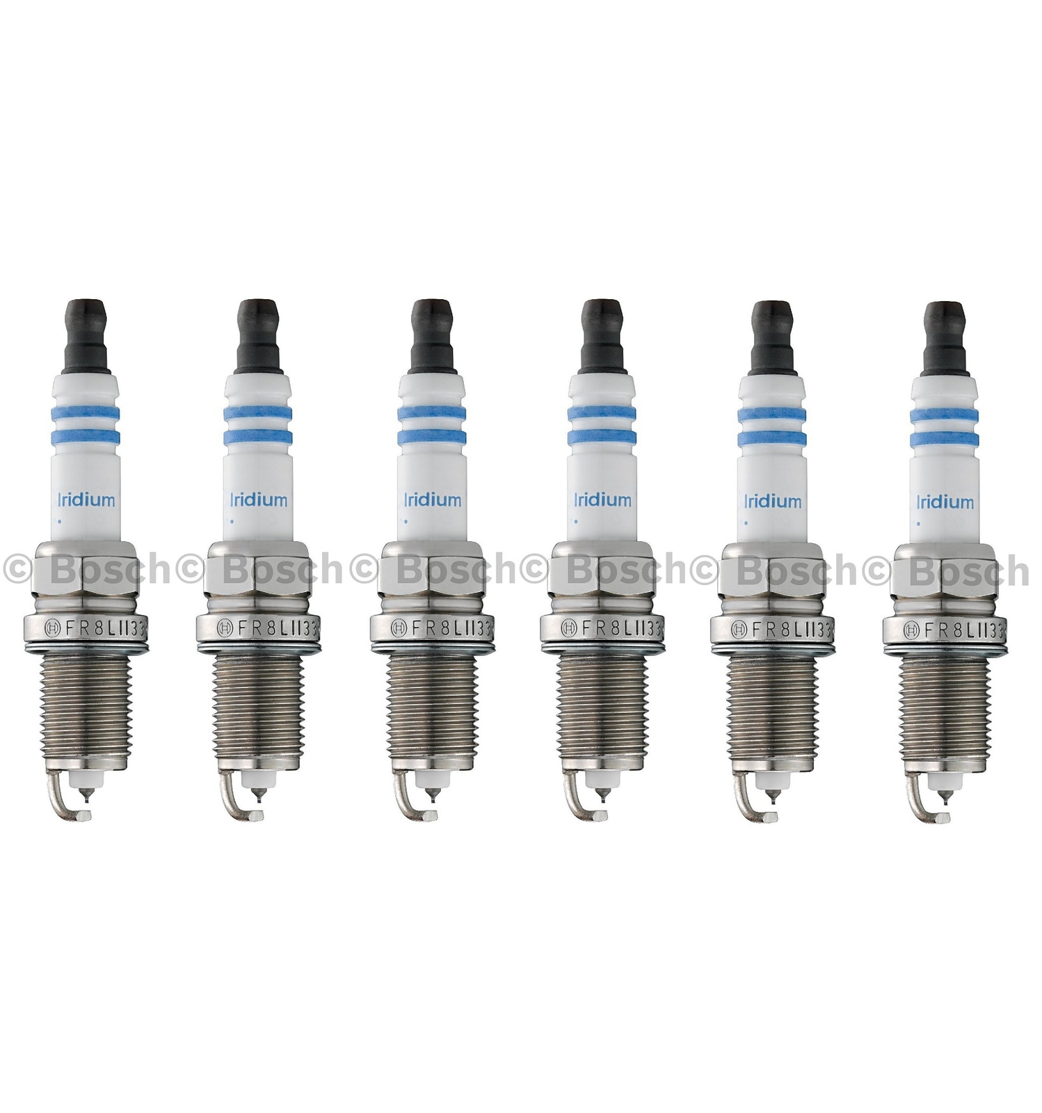 Bosch Spark Plug Set 6 Pieces Double Iridium For Honda