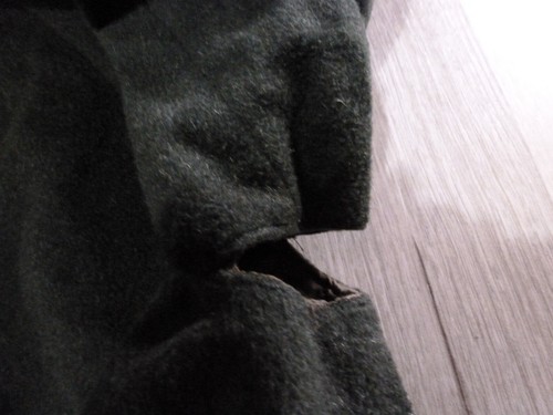 Vintage Henry Cottons Wool Alpaca Long Coat 50 Brown Italy W/Leather Collar RARE - Picture 17 of 24